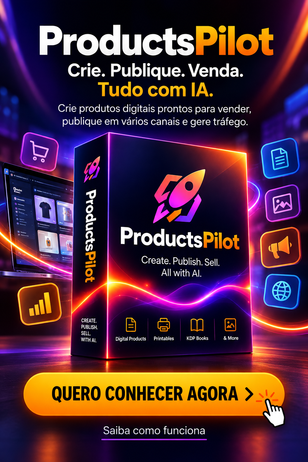 ProductsPilot - Crie, Publique e Venda com Inteligência Artificial